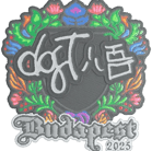 Sticker | dgt (Embroidered) | Budapest 2025 Sticker | dgt (Embroidered) | Budapest 2025 image