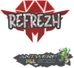 Sticker | refrezh (Glitter) | Antwerp 2022 image