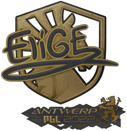 Sticker | EliGE (Vàng) | Antwerp 2022