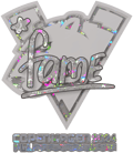 Sticker | fame (Glitter) | Copenhagen 2024 Sticker | fame (Glitter) | Copenhagen 2024 image