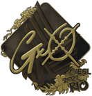 Sticker | gxx- (Gold) | Rio 2022 image