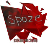 Sticker | spaze (Foil) | Cologne 2016