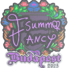 Sticker | Summer (Embroidered) | Budapest 2025 Sticker | Summer (Embroidered) | Budapest 2025 image