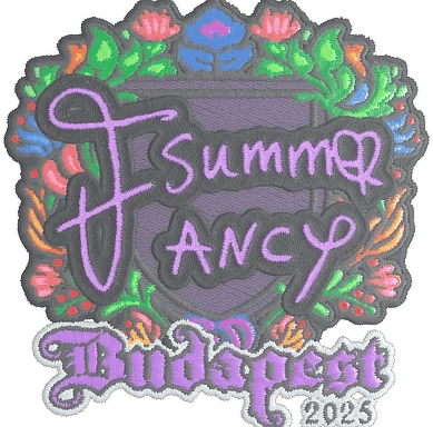 สติกเกอร์ | Summer (Embroidered) | Budapest 2025