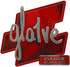Sticker | gla1ve (Foil) | Atlanta 2017 image