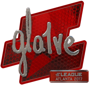 Sticker | gla1ve (Foil) | Atlanta 2017