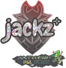 Sticker | JaCkz (Glitter) | Antwerp 2022 image