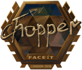 Sticker | chopper (Gold) | London 2018 image