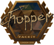 Sticker | chopper (Gold) | London 2018