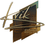 Sticker | Kvik (Gold) | Boston 2018 Sticker | Kvik (Gold) | Boston 2018 image