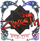 Sticker | zweih (Holo) | Austin 2025 image