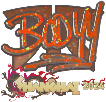 Sticker | bodyy (Glitter) | Xangai 2024