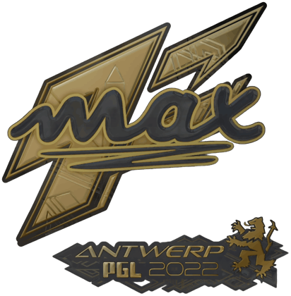 Sticker | max(黃金)| Antwerp 2022