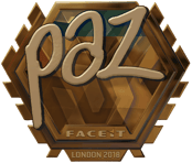 Sticker | paz (Gold) | London 2018