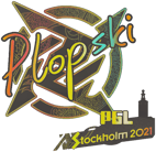 Sticker | Plopski (Holo) | Stockholm 2021 image