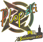 Sticker | Plopski (Holo) | Stockholm 2021