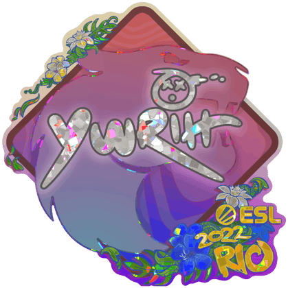 Sticker | yuurih (Glitter) | Rio 2022