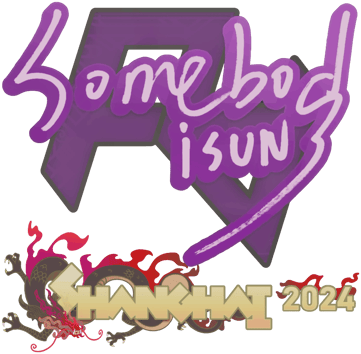 Sticker | somebody | Shanghai 2024
