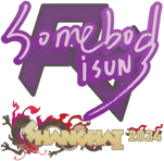 Sticker | somebody | Shanghai 2024