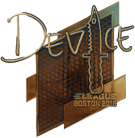 Sticker | device (Gold) | Boston 2018 Sticker | device (Gold) | Boston 2018 image