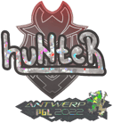 Sticker | huNter (Glitter) | Antwerp 2022 image