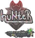 Sticker | huNter (Glitter) | Antwerp 2022