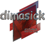 Sticker | dimasick (Foil) | Boston 2018 image
