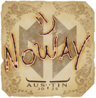 Sticker | noway | Austin 2025 Sticker | noway | Austin 2025 image