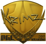 Sticker | KRIMZ (Gold) | Krakow 2017