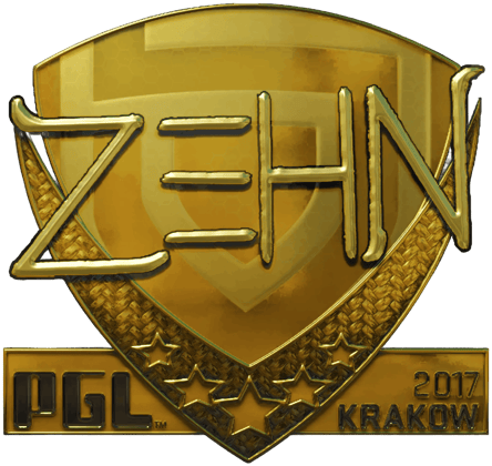 Sticker | zehN (Gold) | Krakau 2017