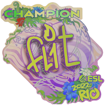 Sticker | FL1T (ホログラム、チャンピオン) | Rio 2022