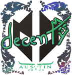 Sticker | decenty (Holo) | Austin 2025