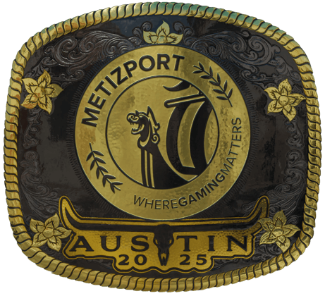 Sticker | Metizport (Gold) | Austin 2025