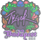 Sticker | Tiger (Embroidered) | Budapest 2025 Sticker | Tiger (Embroidered) | Budapest 2025 image