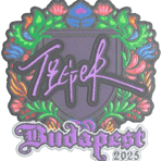 Sticker | Tiger (Embroidered) | Budapest 2025