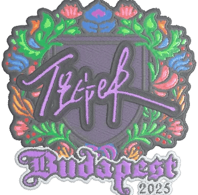 Autocolante | Tiger (Embroidered) | Budapeste 2025