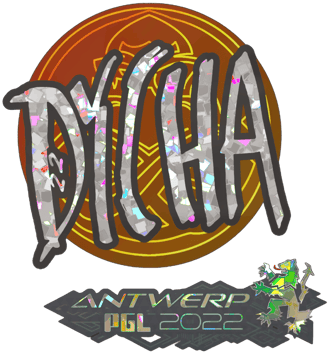 Sticker | dycha (Parıltılı) | Antwerp 2022