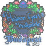 Sticker | hallzerk (Embroidered) | Budapest 2025
