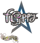 Sticker | floppy (Glitter) | Paris 2023