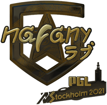 Sticker | nafany (ゴールド) | Stockholm 2021