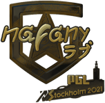 Sticker | nafany (Gold) | Stockholm 2021