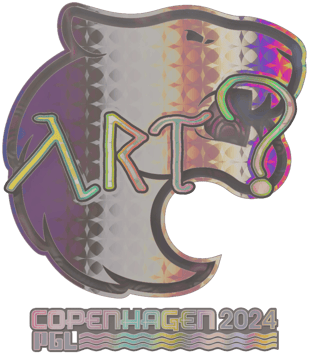 Sticker | arT (holográfica) | Copenhague 2024
