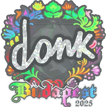 Sticker | donk (holo) | Budapest 2025