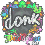 Sticker | donk (Holo) | Budapest 2025