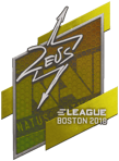 Sticker | Zeus | Boston 2018
