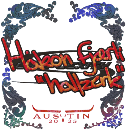 Sticker | hallzerk (Olografico) | Austin 2025