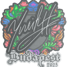 Sticker | yuurih (Embroidered) | Budapest 2025 Sticker | yuurih (Embroidered) | Budapest 2025 image