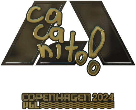 Sticker | CacaNito（黃金）| Copenhagen 2024