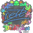Sticker | NertZ (Holo) | Budapest 2025 image