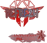 Sticker | refrezh (Holo) | Antwerp 2022